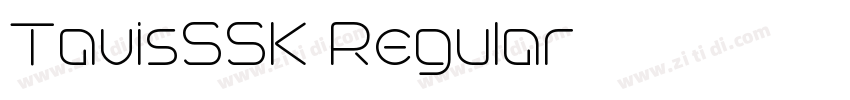 TavisSSK Regular字体转换 TavisSSK Regular字体转换